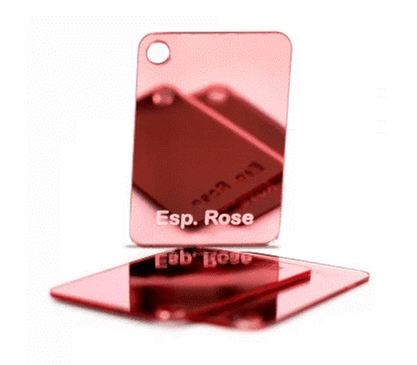 ACRÍLICO ESPEJO ROSADO 2 X 1000 X 2000
