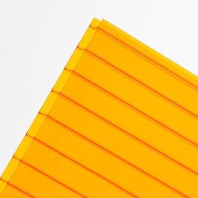 POLICARBONATO ALVEOLAR AMARILLO 6 X 2100 X 5800