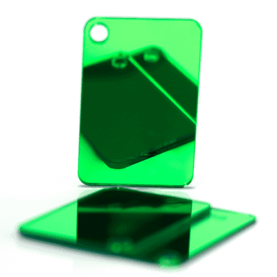 ACRÍLICO ESPEJO VERDE 2 X 1220 X 2440